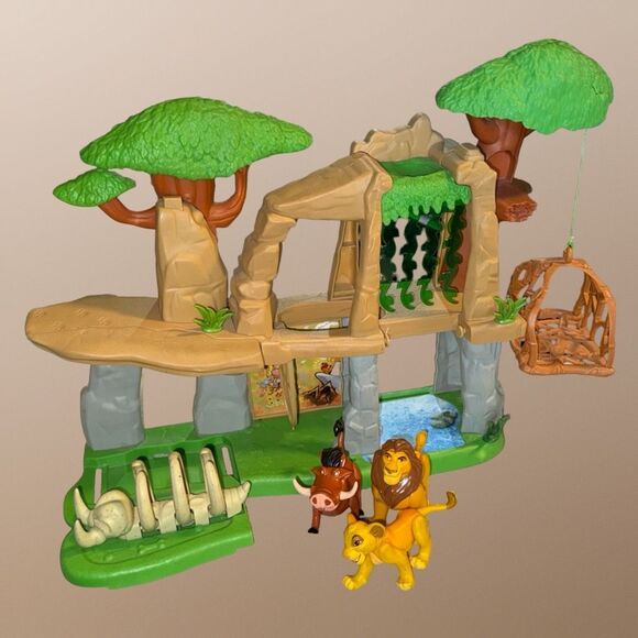 Disney Lion King Lion Guard Defend The Pride Lands Playset Pumba Mufsa Simba Set - Picture 1 of 8